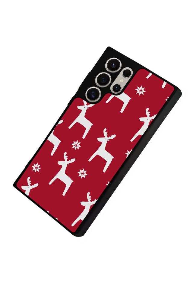 Samsung Galaxy S24 Ultra Uyumlu Yilbasi Christmas Tasarımlı Glossy Premium Kılıf