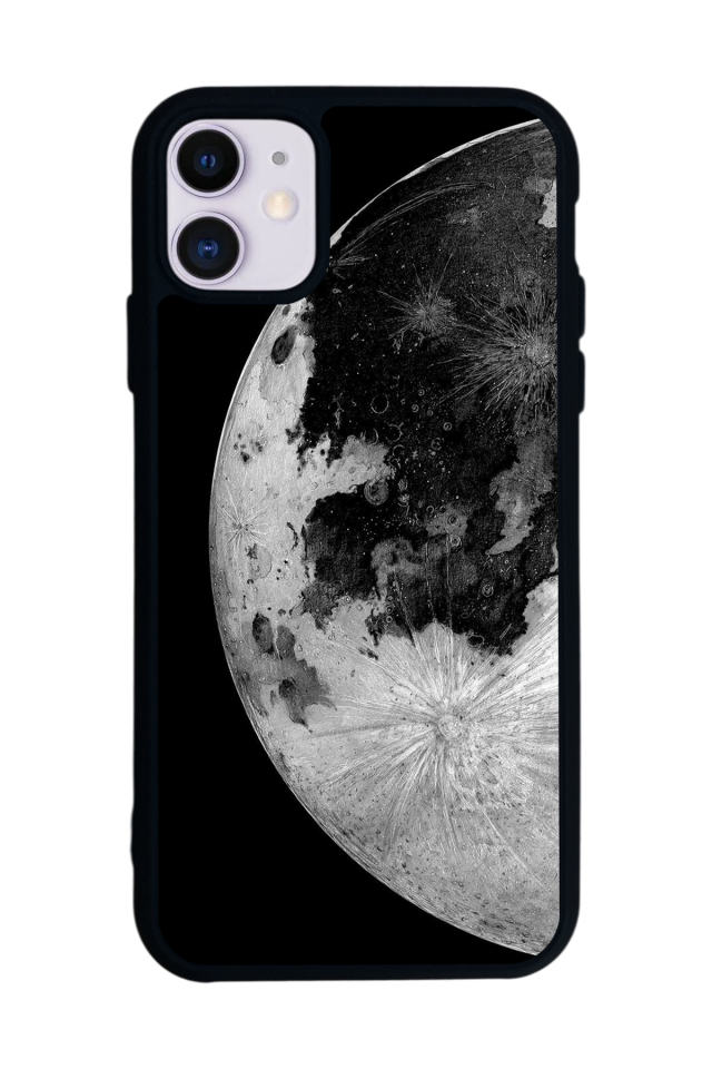 iPhone 11 Uyumlu Ay Tasarımlı Glossy Premium Kılıf