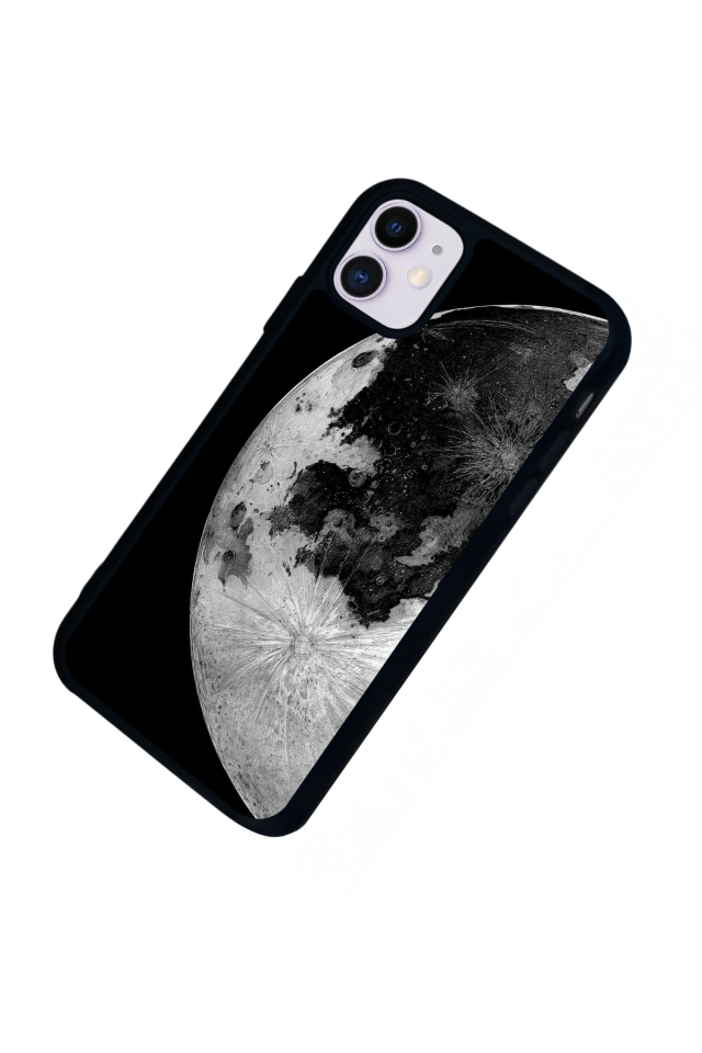 iPhone 11 Uyumlu Ay Tasarımlı Glossy Premium Kılıf