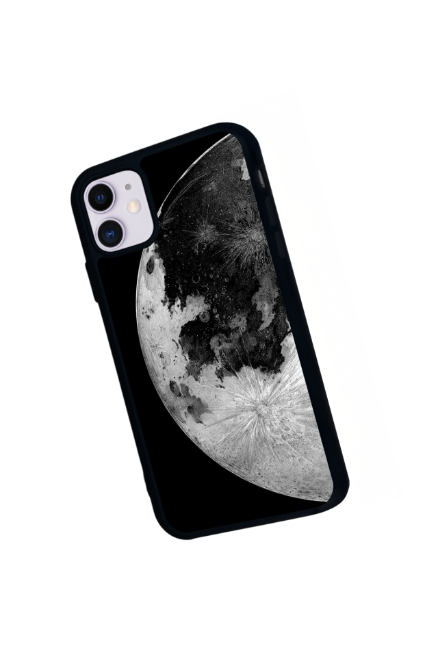 iPhone 11 Uyumlu Ay Tasarımlı Glossy Premium Kılıf