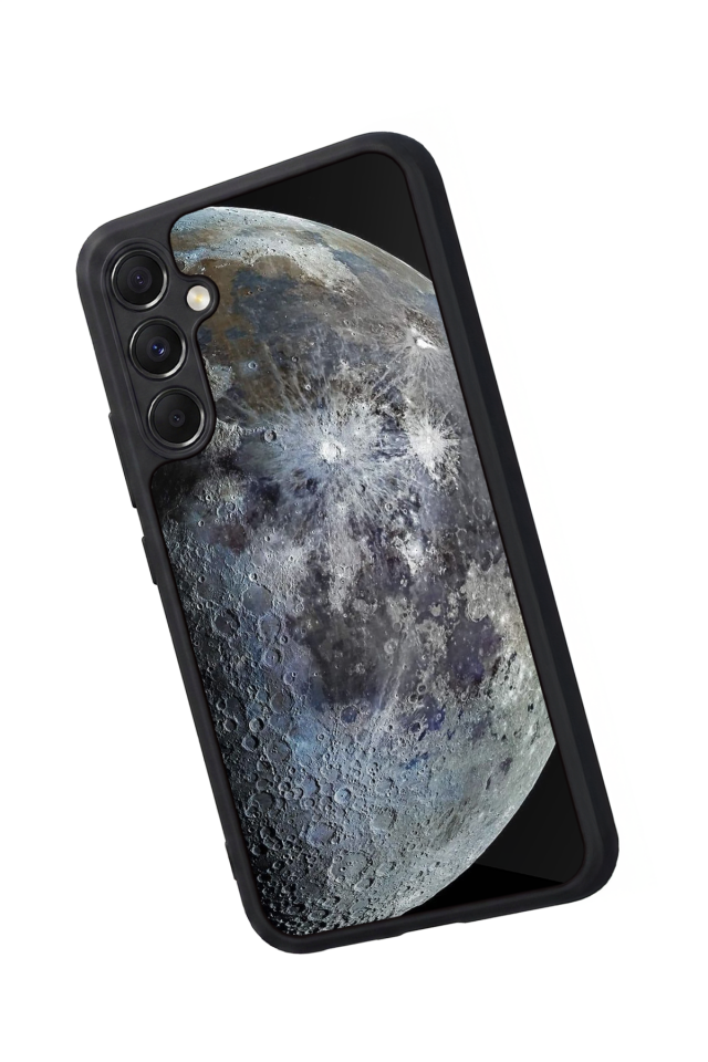 Samsung Galaxy M34 Uyumlu Ay Tasarımlı Glossy Premium Kılıf