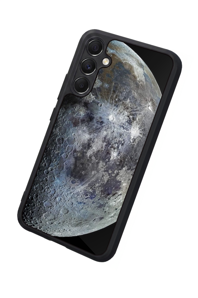 Samsung Galaxy M34 Uyumlu Ay Tasarımlı Glossy Premium Kılıf