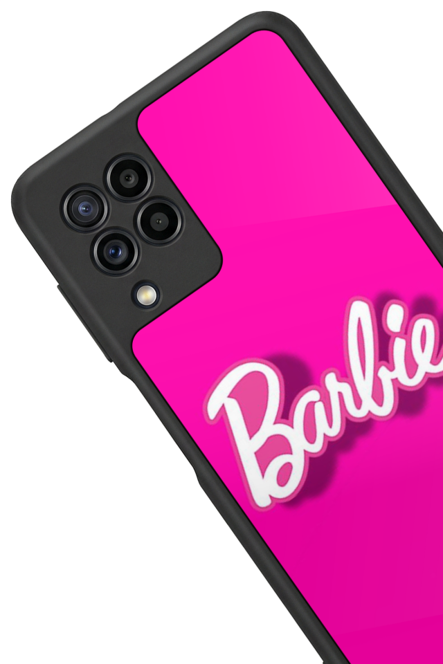 Samsung Galaxy M32 Uyumlu Barbie Tasarımlı Glossy Premium Kılıf