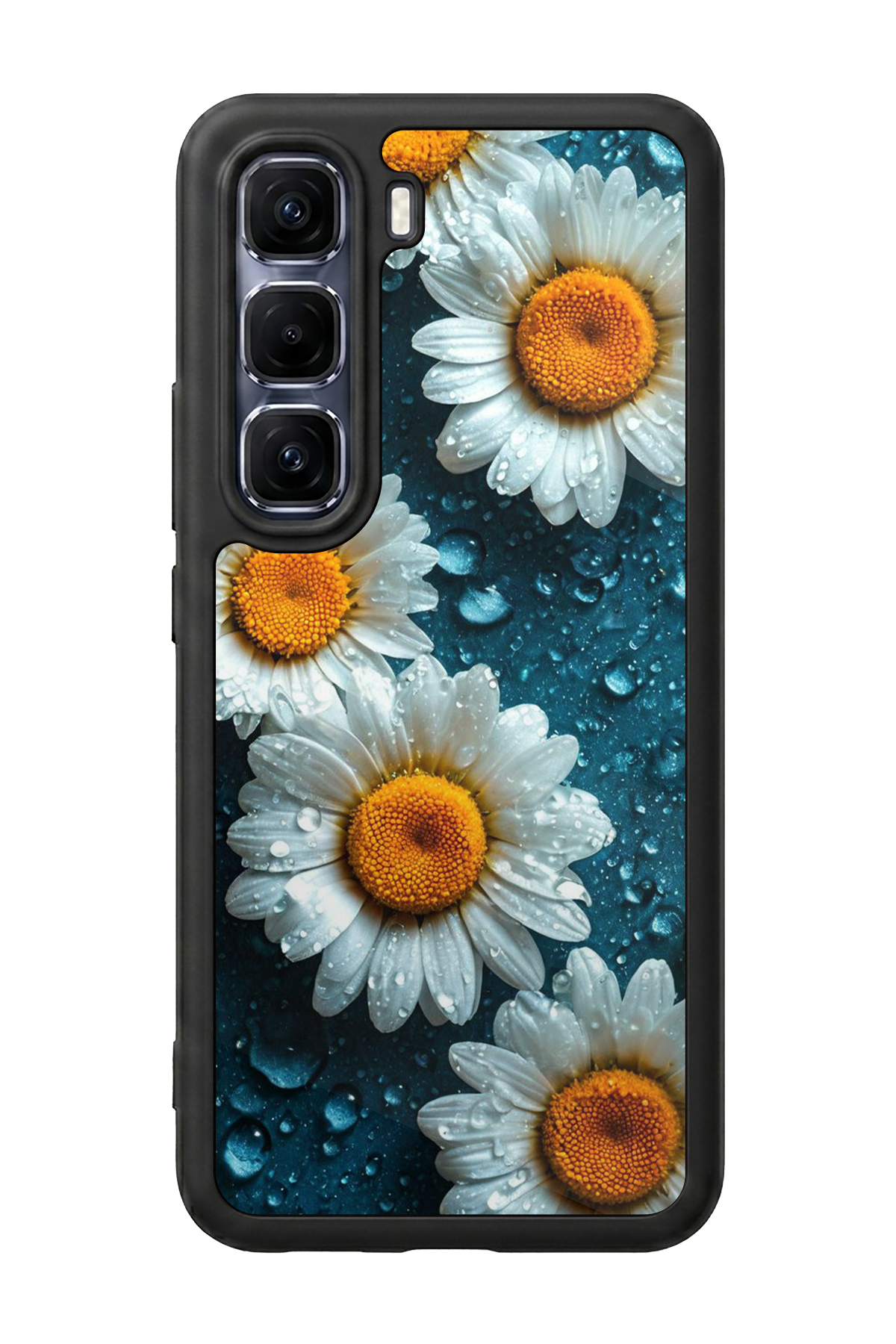 Infinix Hot 60 Pro Plus Uyumlu Cicek Tasarımlı Glossy Premium Kılıf