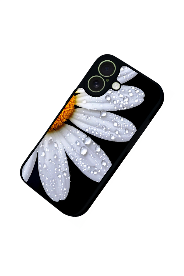 iPhone 17 Uyumlu Cicek Tasarımlı Glossy Premium Kılıf