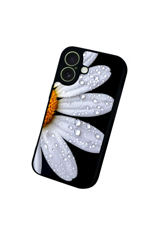 iPhone 17 Uyumlu Cicek Tasarımlı Glossy Premium Kılıf