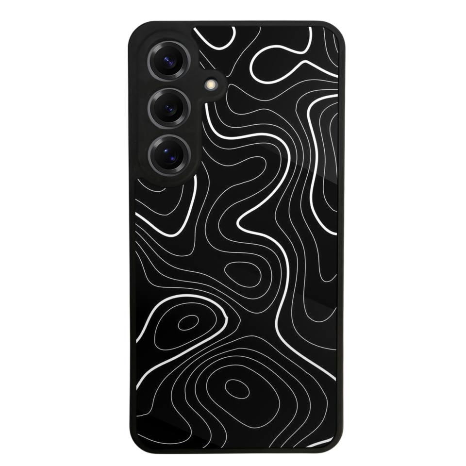 Samsung Galaxy S25 Uyumlu Çizgi Sanatı Tasarımlı Glossy Premium Kılıf