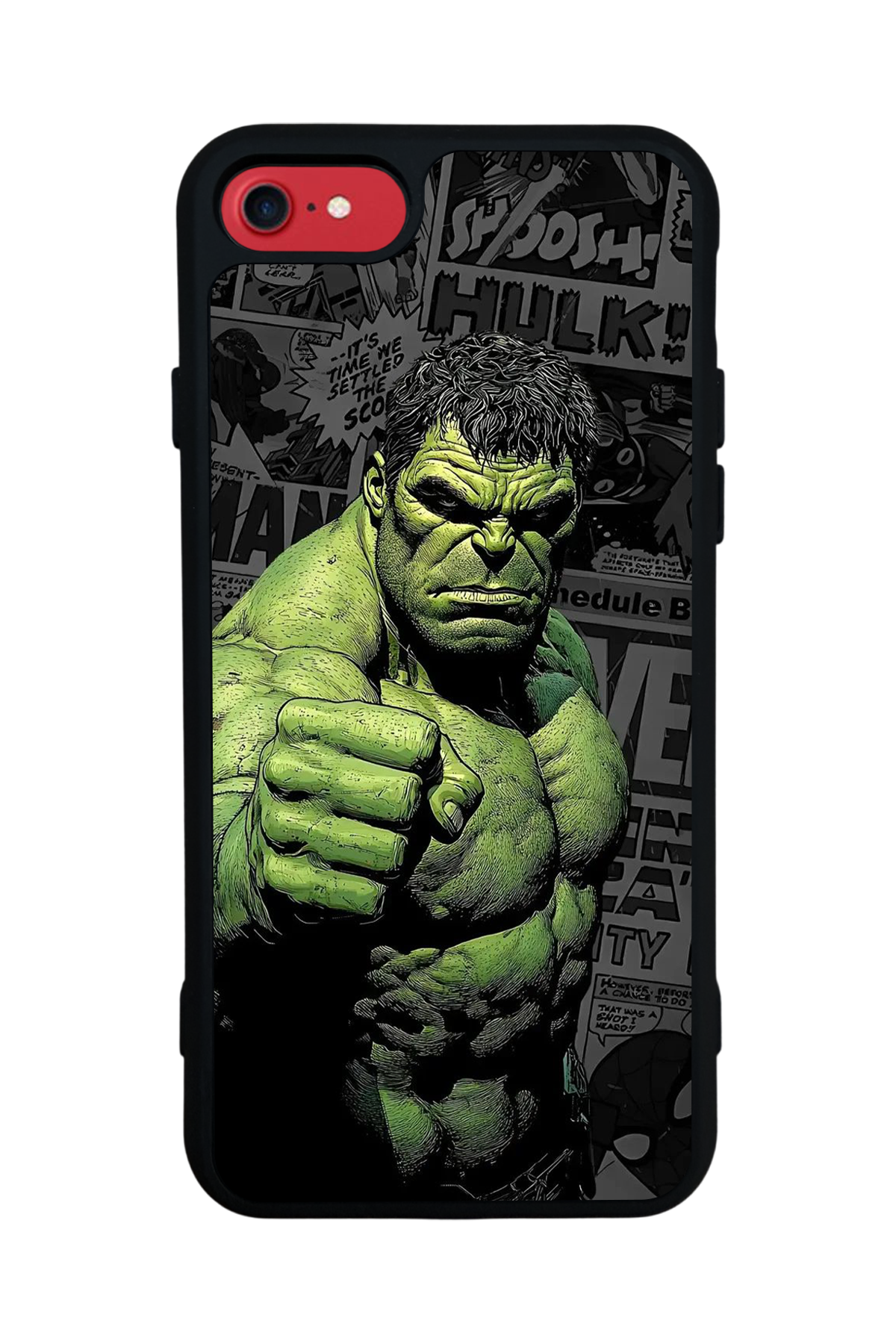 iPhone 8 Uyumlu Hulk Tasarımlı Glossy Premium Kılıf