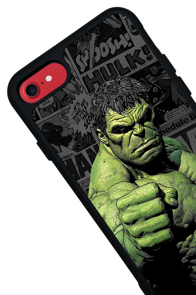 iPhone 8 Uyumlu Hulk Tasarımlı Glossy Premium Kılıf