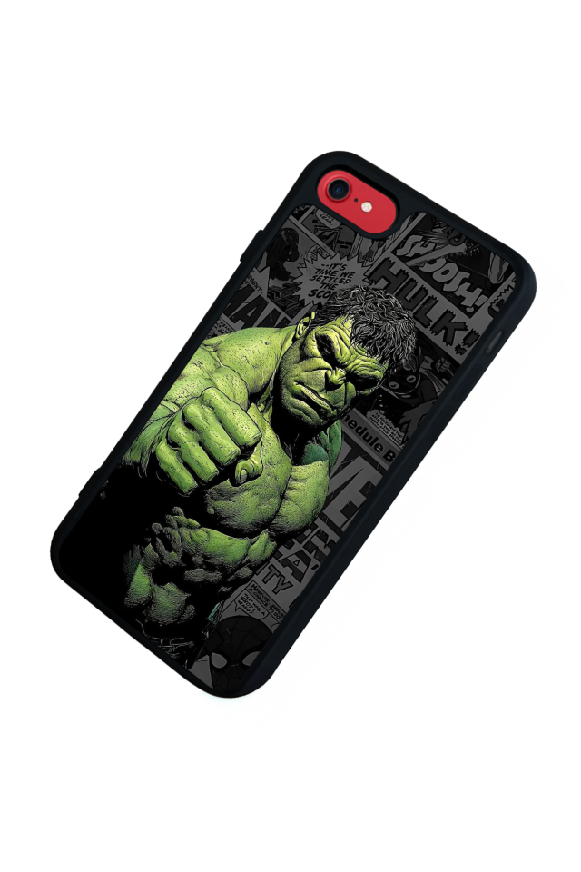 iPhone 8 Uyumlu Hulk Tasarımlı Glossy Premium Kılıf
