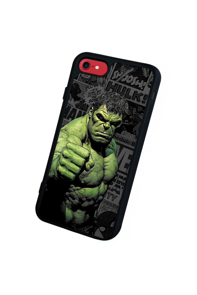 iPhone 8 Uyumlu Hulk Tasarımlı Glossy Premium Kılıf