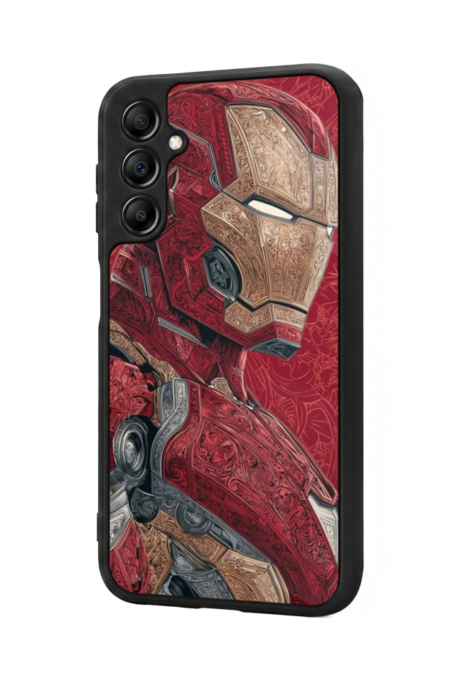 Samsung Galaxy A14 Uyumlu  Iron Man ( Demir Adam ) Tasarımlı Glossy Premium Kılıf