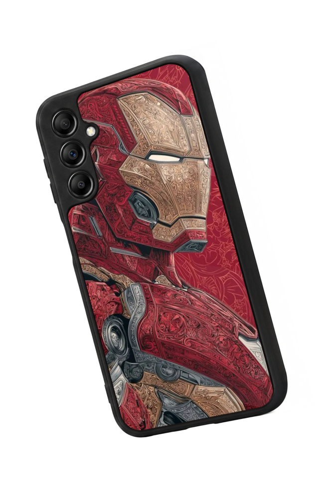 Samsung Galaxy A14 Uyumlu  Iron Man ( Demir Adam ) Tasarımlı Glossy Premium Kılıf