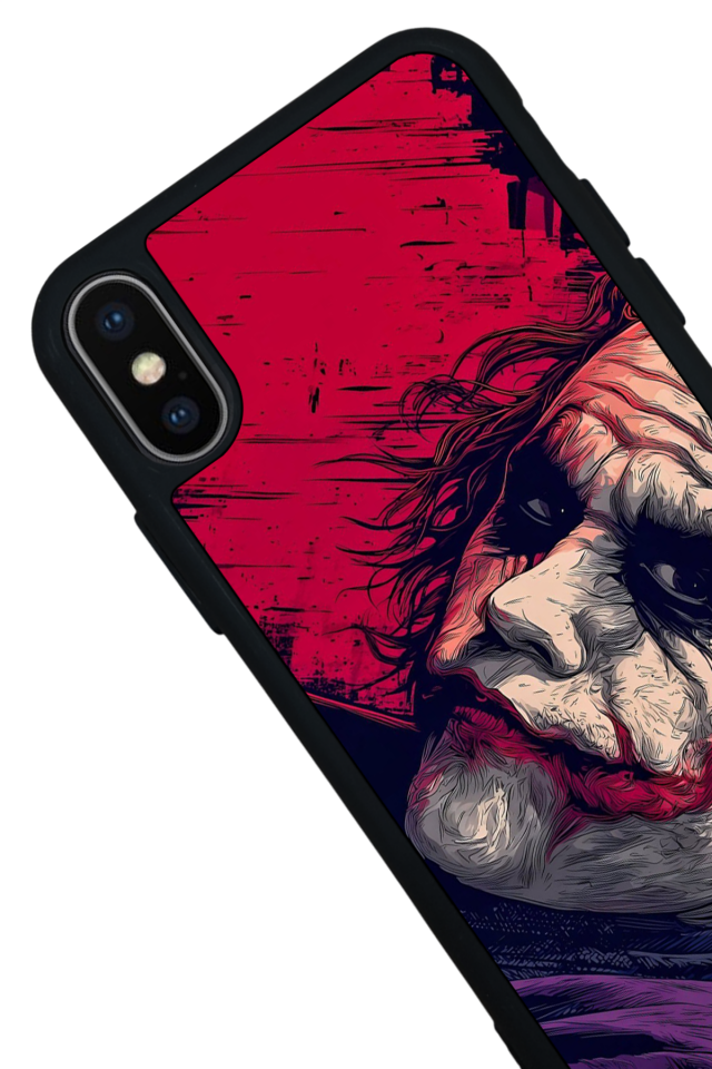 iPhone XS Max Uyumlu Joker Tasarımlı Glossy Premium Kılıf
