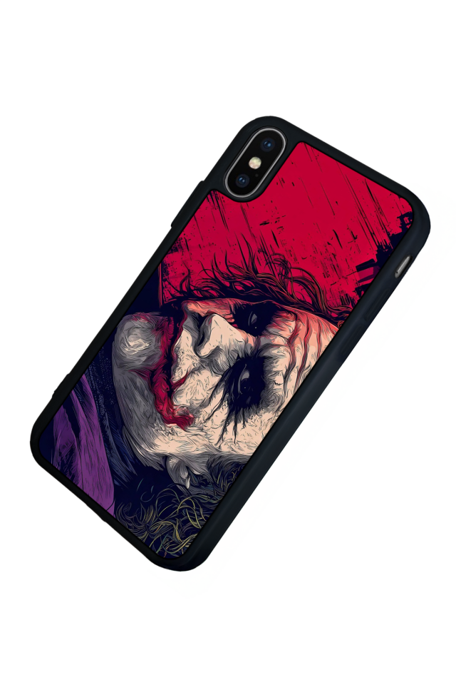 iPhone XS Max Uyumlu Joker Tasarımlı Glossy Premium Kılıf