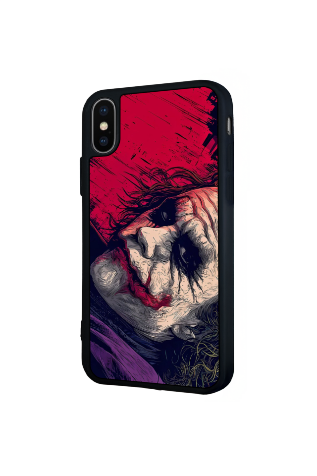 iPhone XS Max Uyumlu Joker Tasarımlı Glossy Premium Kılıf