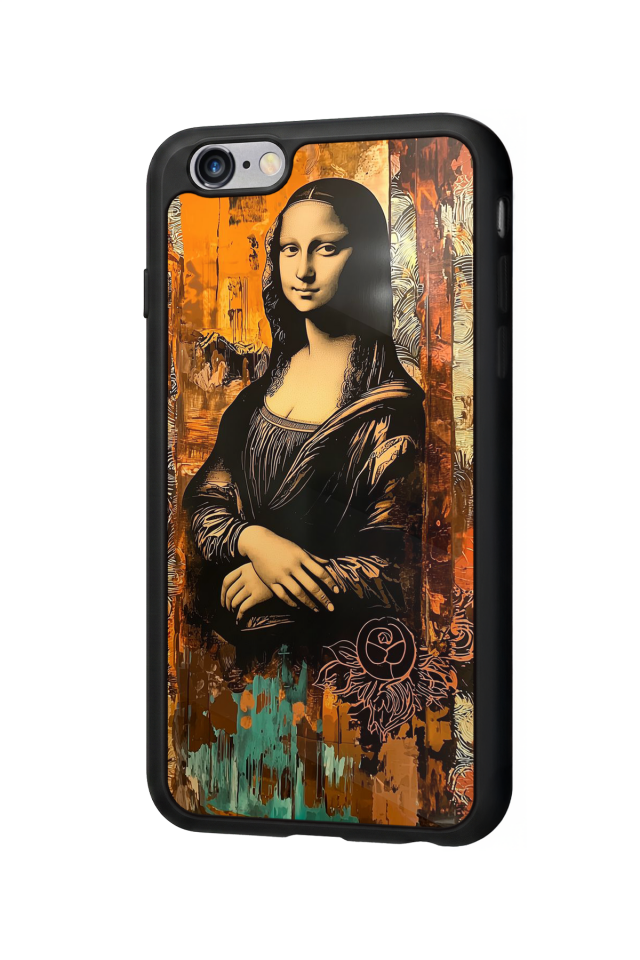 iPhone 6s Plus Uyumlu Monalisa Tasarımlı Glossy Premium Kılıf