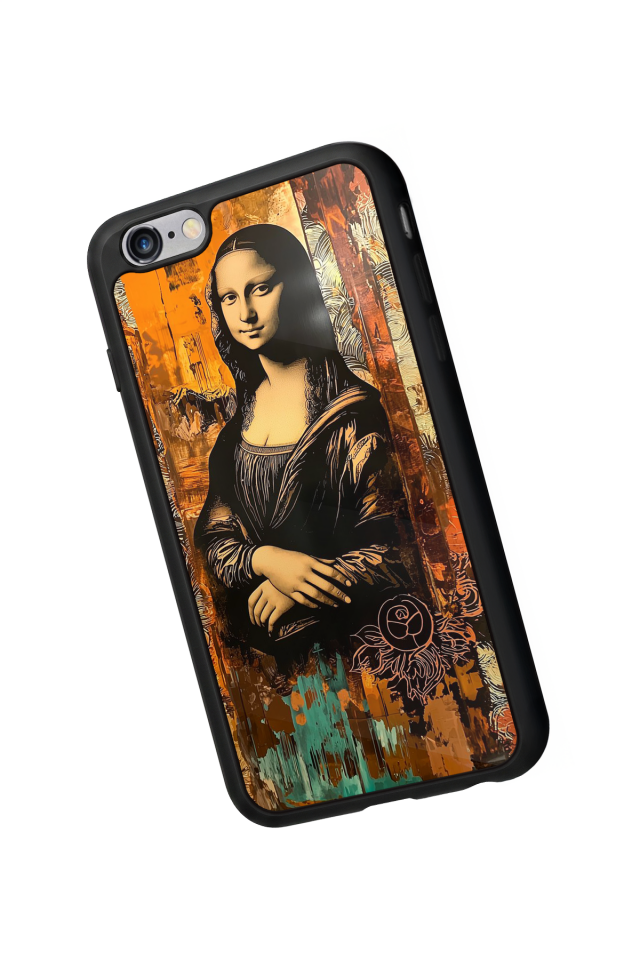 iPhone 6s Plus Uyumlu Monalisa Tasarımlı Glossy Premium Kılıf