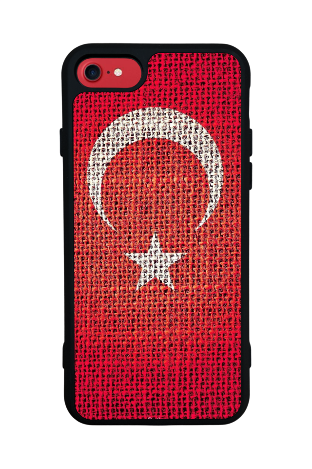 iPhone SE Uyumlu Türk Bayragi Tasarımlı Glossy Premium Kılıf