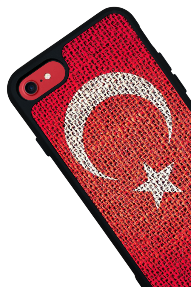 iPhone SE Uyumlu Türk Bayragi Tasarımlı Glossy Premium Kılıf