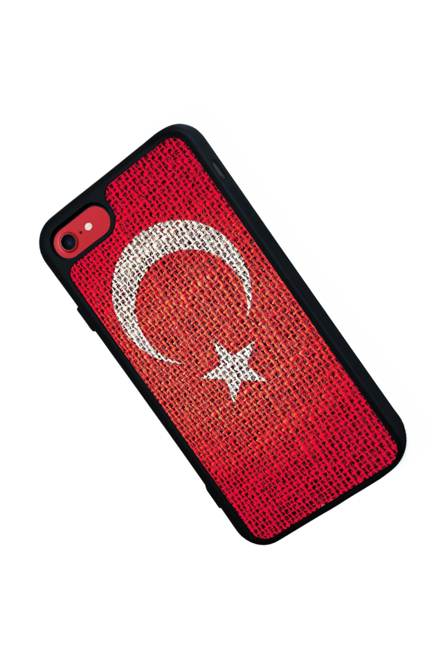 iPhone SE Uyumlu Türk Bayragi Tasarımlı Glossy Premium Kılıf