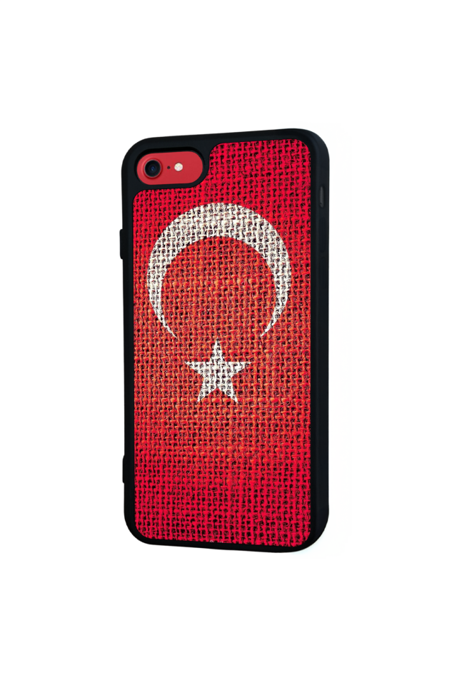 iPhone SE Uyumlu Türk Bayragi Tasarımlı Glossy Premium Kılıf