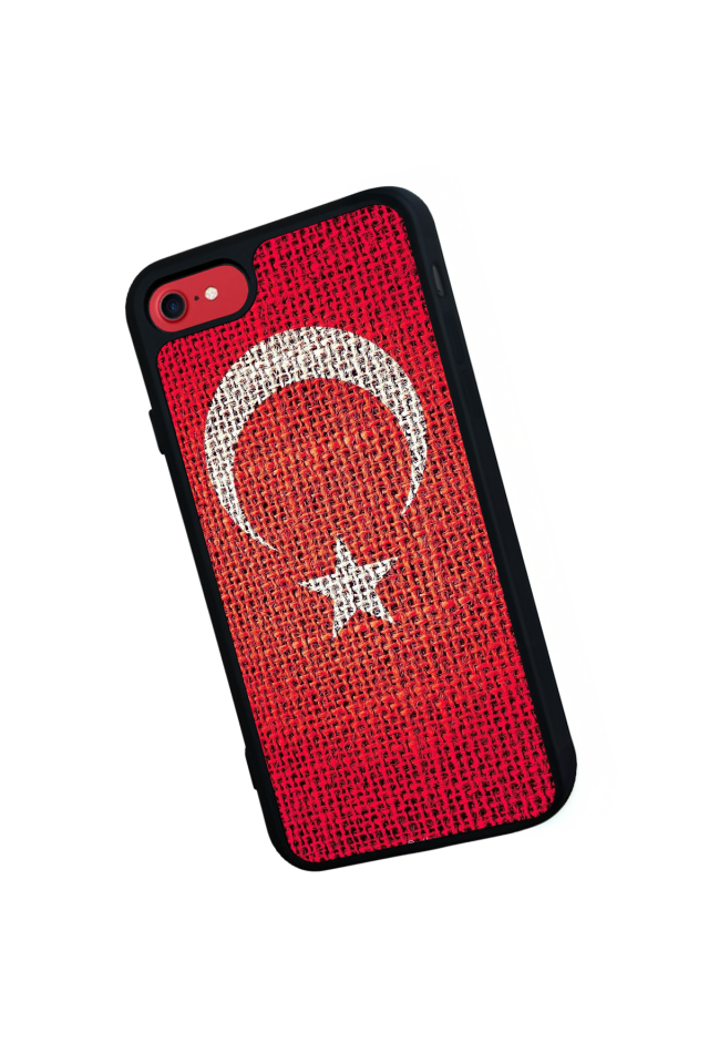 iPhone SE Uyumlu Türk Bayragi Tasarımlı Glossy Premium Kılıf