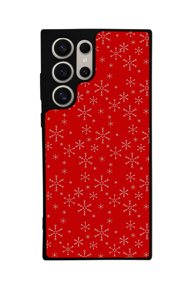 Samsung Galaxy S24 Ultra Uyumlu Yilbasi Christmas Tasarımlı Glossy Premium Kılıf