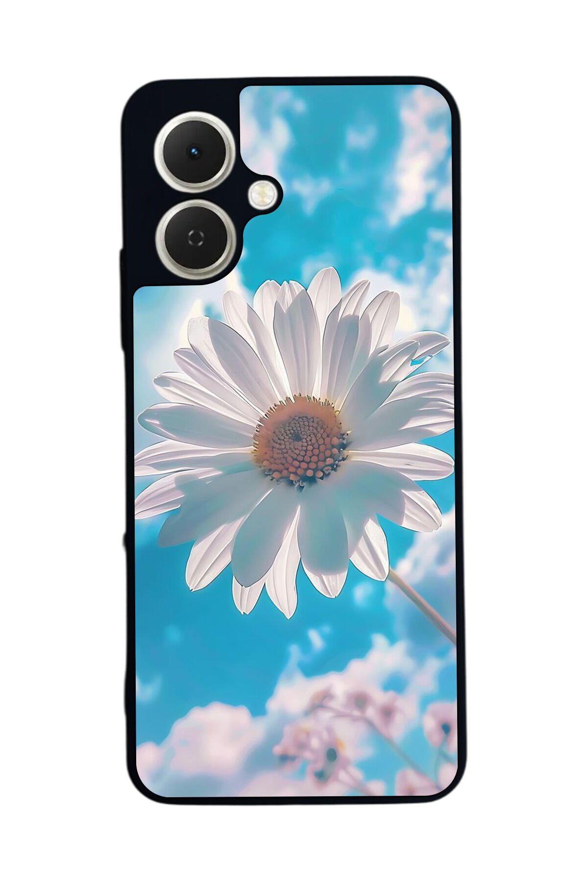 Tecno Spark GO 2 Uyumlu Cicek Tasarımlı Glossy Premium Kılıf