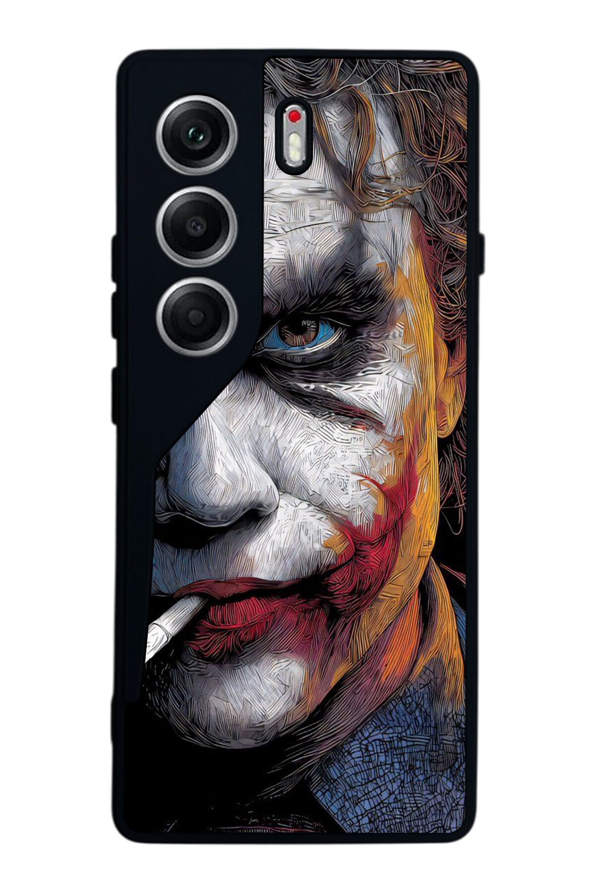 Tecno Camon 40 Uyumlu Joker Tasarımlı Glossy Premium Kılıf