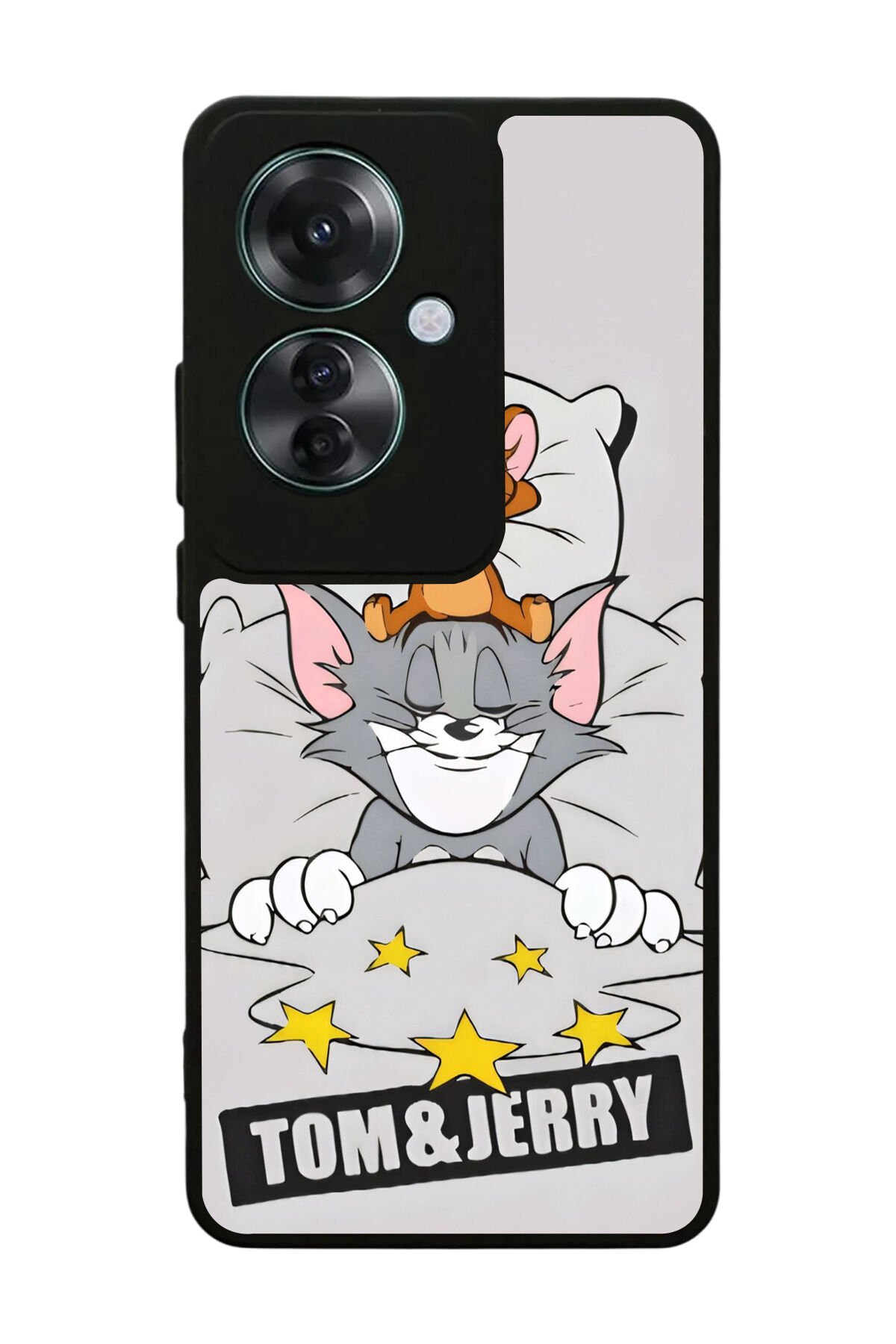 Oppo Reno 11F Uyumlu Tom And Jerry Tasarımlı Glossy Premium Kılıf