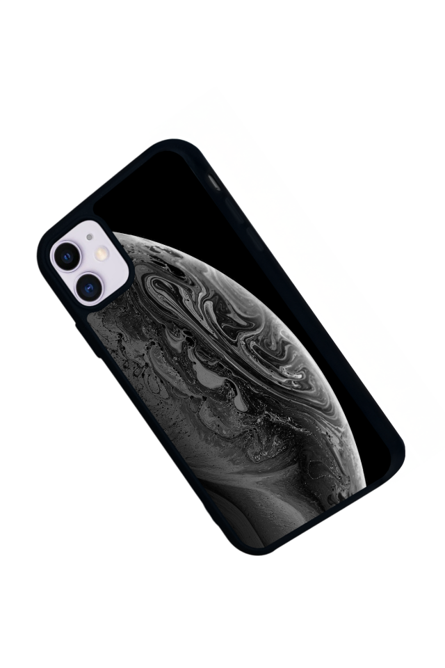 iPhone 11 Uyumlu Ay Tasarımlı Glossy Premium Kılıf