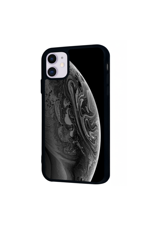 iPhone 11 Uyumlu Ay Tasarımlı Glossy Premium Kılıf