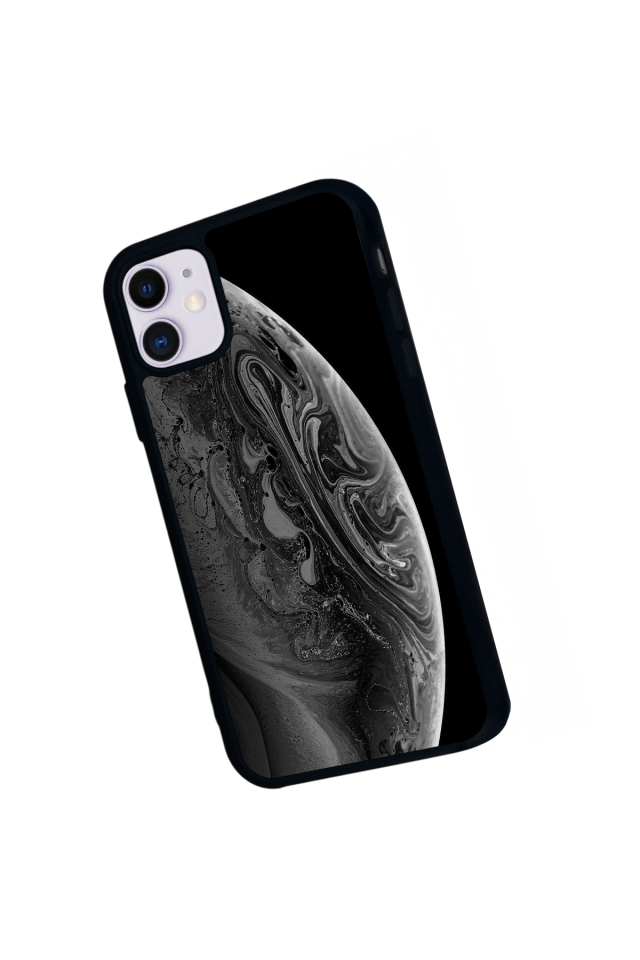 iPhone 11 Uyumlu Ay Tasarımlı Glossy Premium Kılıf