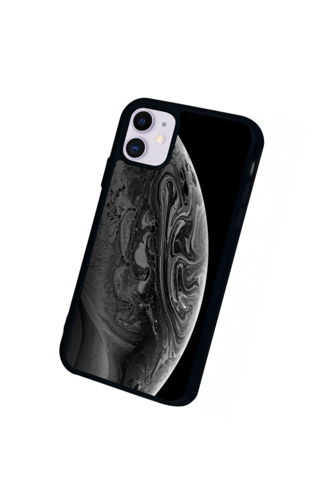 iPhone 11 Uyumlu Ay Tasarımlı Glossy Premium Kılıf