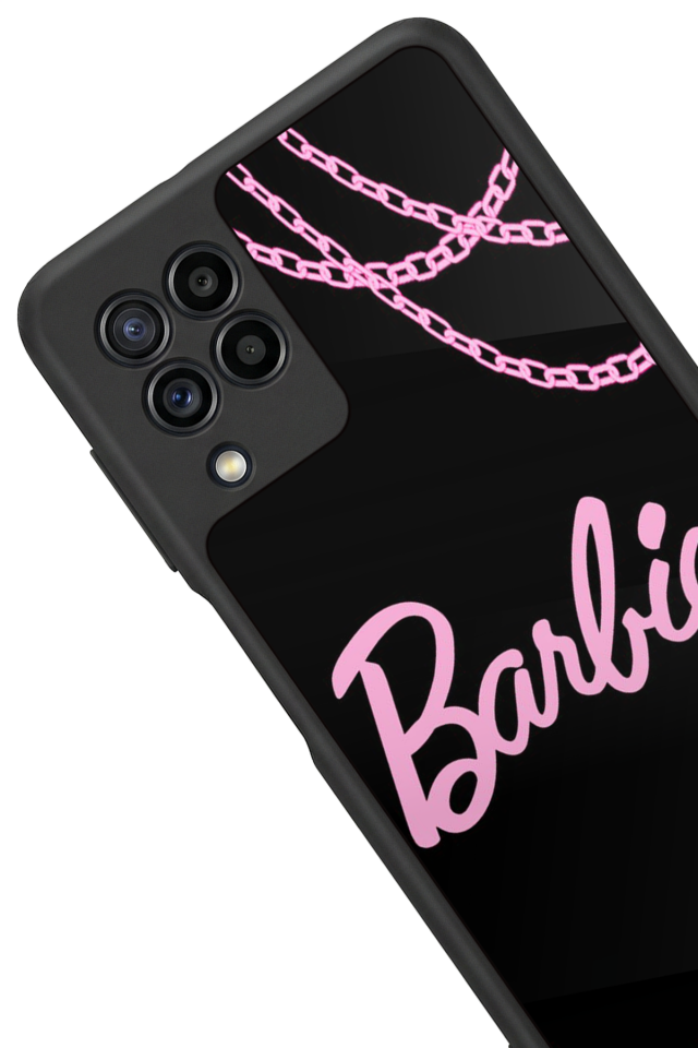 Samsung Galaxy M32 Uyumlu Barbie Tasarımlı Glossy Premium Kılıf