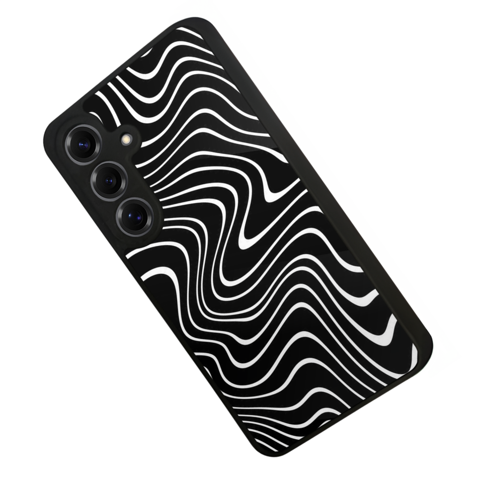 Samsung Galaxy S25 Uyumlu Çizgi Sanatı Tasarımlı Glossy Premium Kılıf