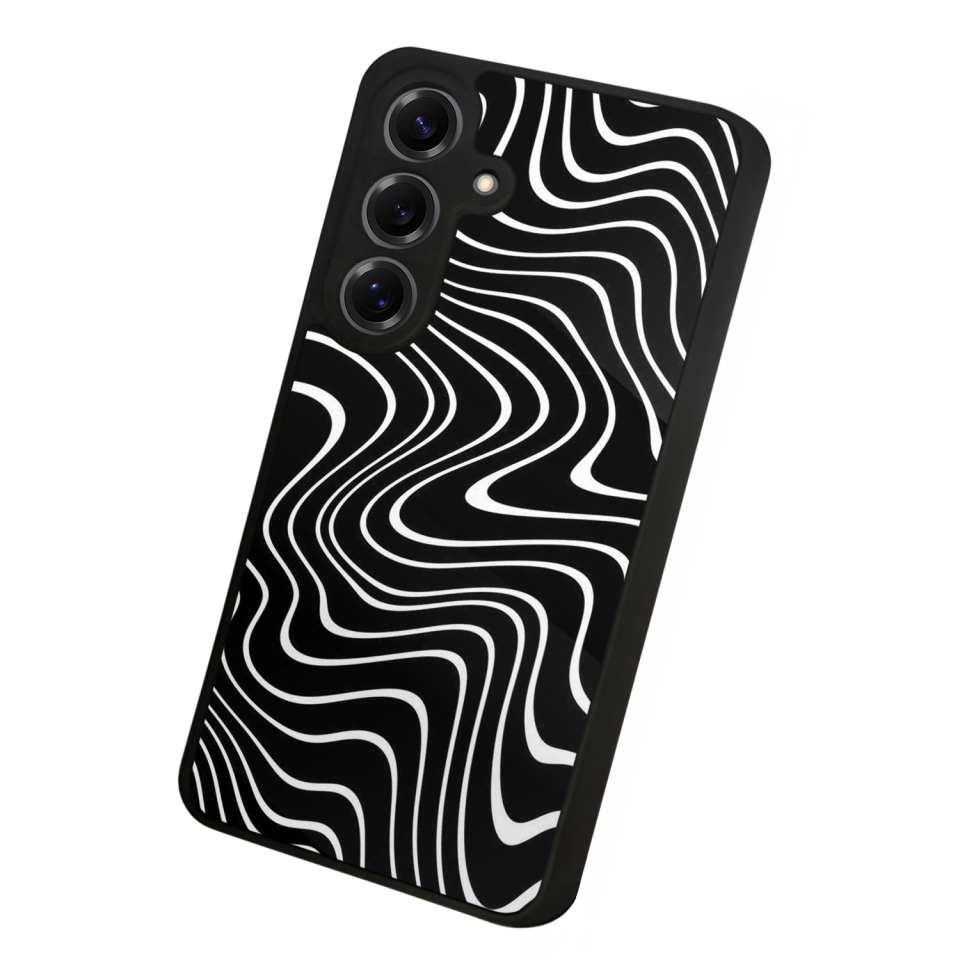 Samsung Galaxy S25 Uyumlu Çizgi Sanatı Tasarımlı Glossy Premium Kılıf