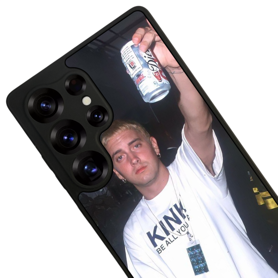 Samsung Galaxy S25 Ultra Uyumlu Eminem Tasarımlı Glossy Premium Kılıf