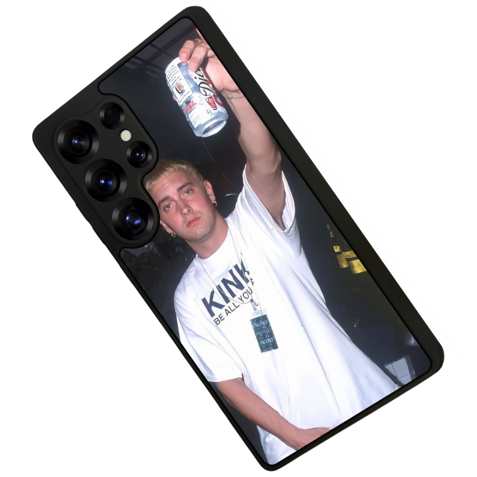 Samsung Galaxy S25 Ultra Uyumlu Eminem Tasarımlı Glossy Premium Kılıf
