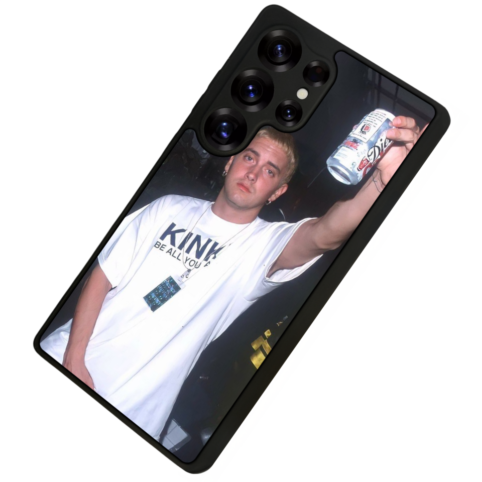 Samsung Galaxy S25 Ultra Uyumlu Eminem Tasarımlı Glossy Premium Kılıf