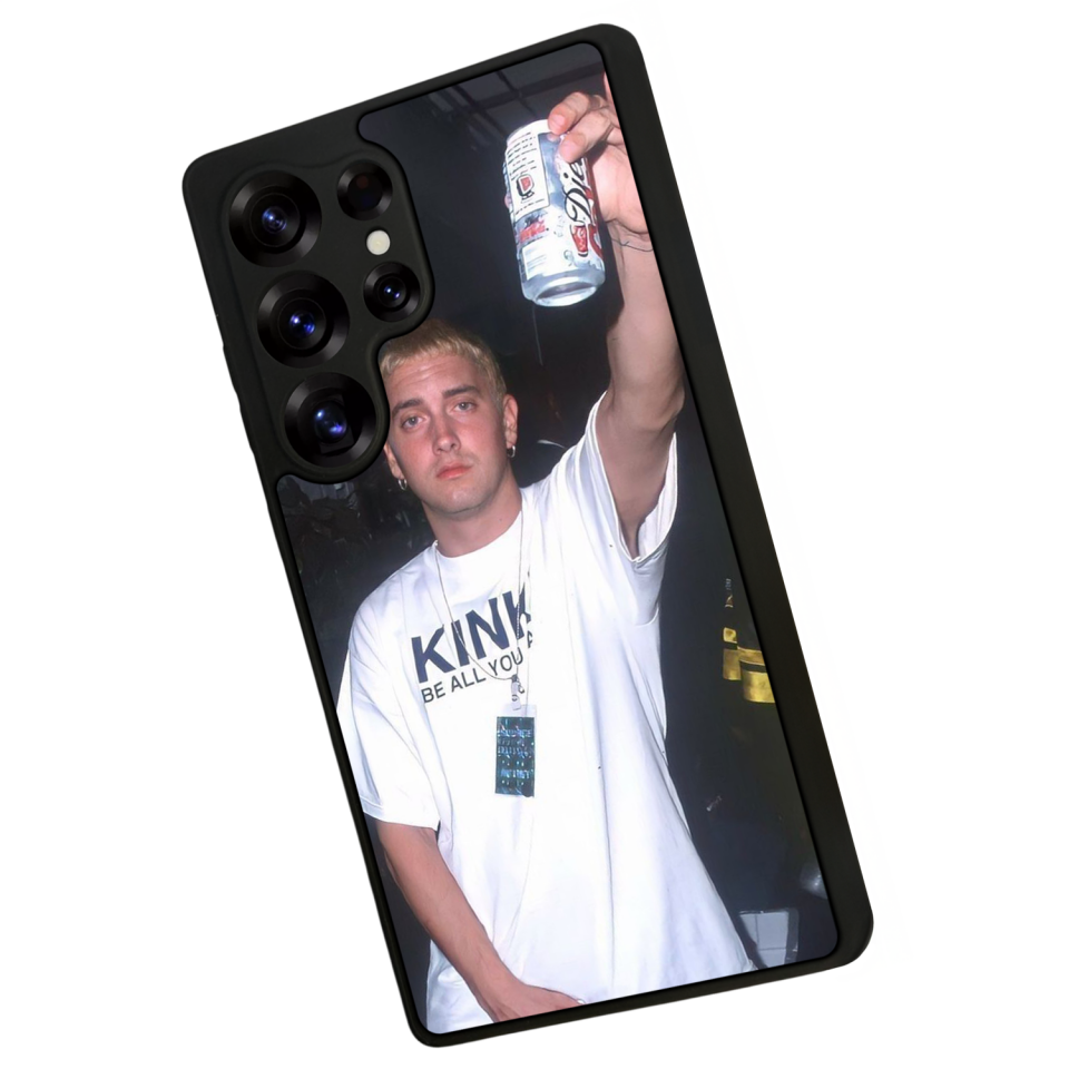 Samsung Galaxy S25 Ultra Uyumlu Eminem Tasarımlı Glossy Premium Kılıf
