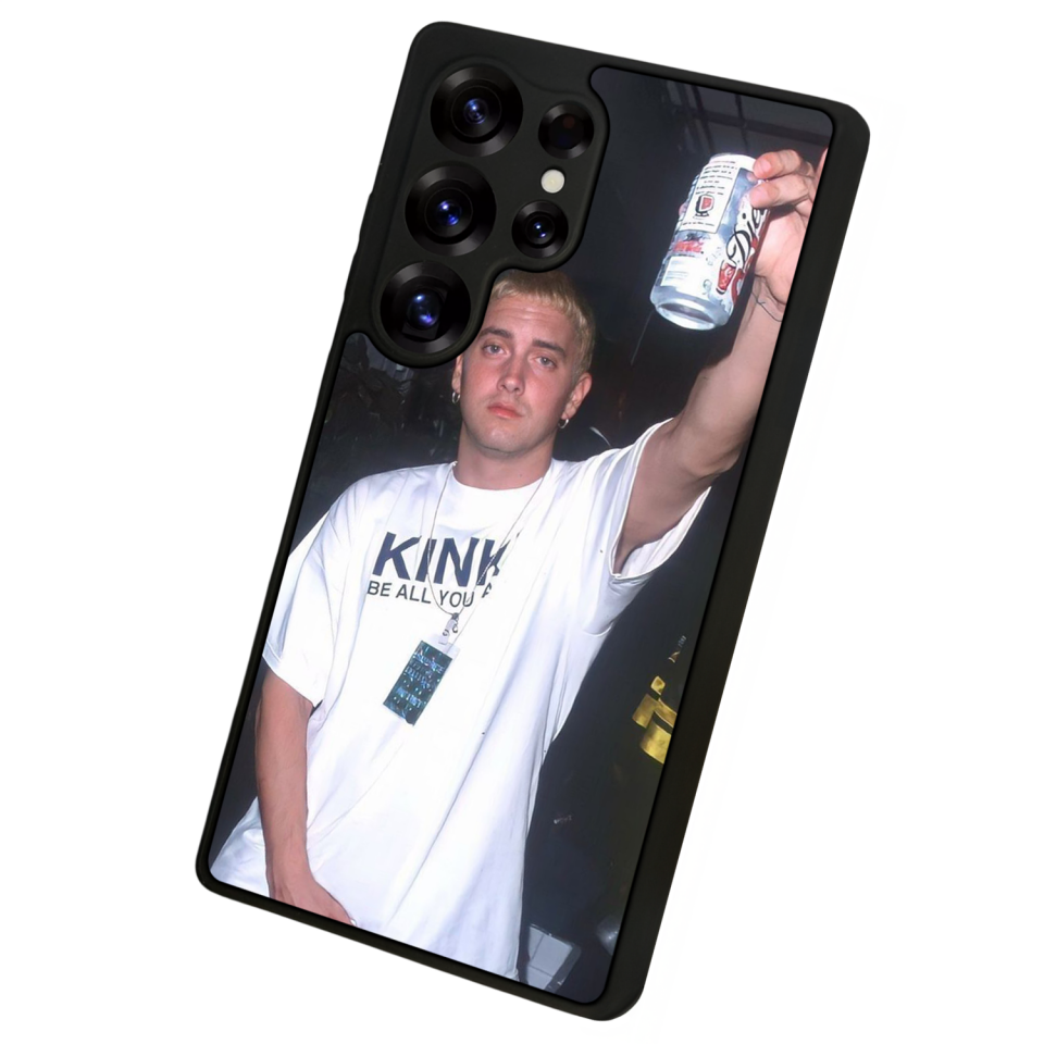 Samsung Galaxy S25 Ultra Uyumlu Eminem Tasarımlı Glossy Premium Kılıf
