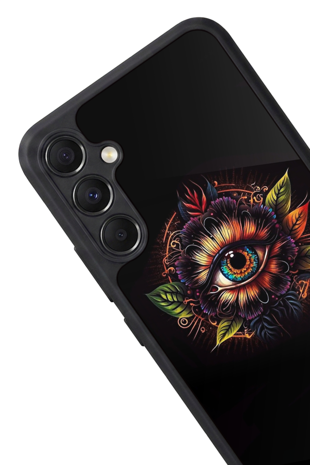 Samsung Galaxy M34 Uyumlu Göz Tasarımlı Glossy Premium Kılıf