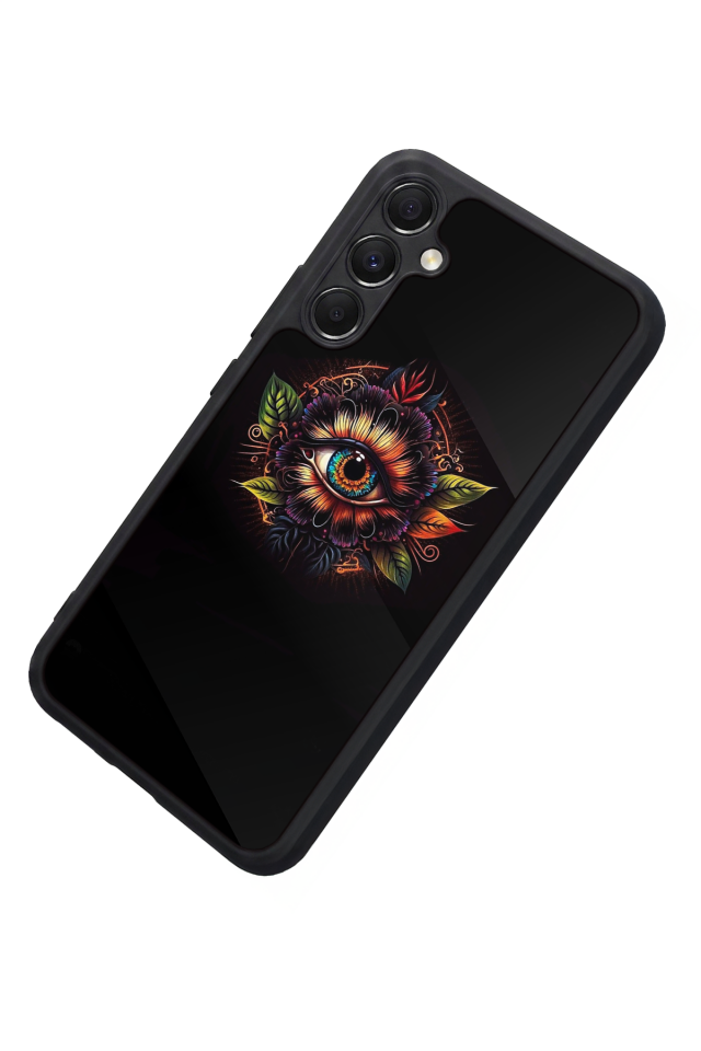 Samsung Galaxy M34 Uyumlu Göz Tasarımlı Glossy Premium Kılıf