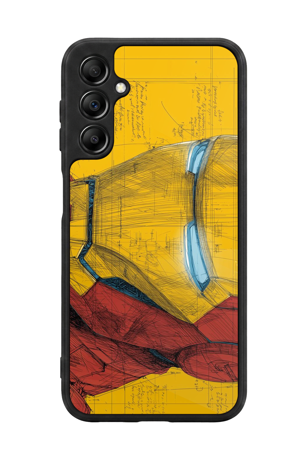 Samsung Galaxy A14 Uyumlu  Iron Man ( Demir Adam ) Tasarımlı Glossy Premium Kılıf