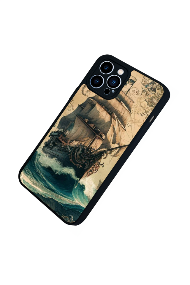 iPhone 13 Pro Max Uyumlu Korsan Tasarımlı Glossy Premium Kılıf