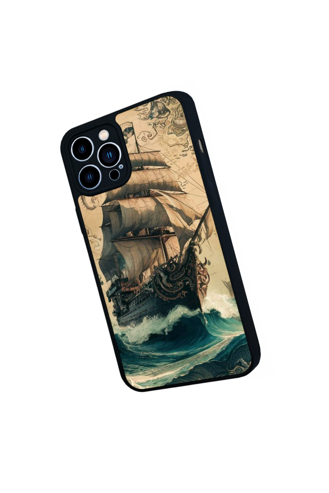 iPhone 13 Pro Max Uyumlu Korsan Tasarımlı Glossy Premium Kılıf