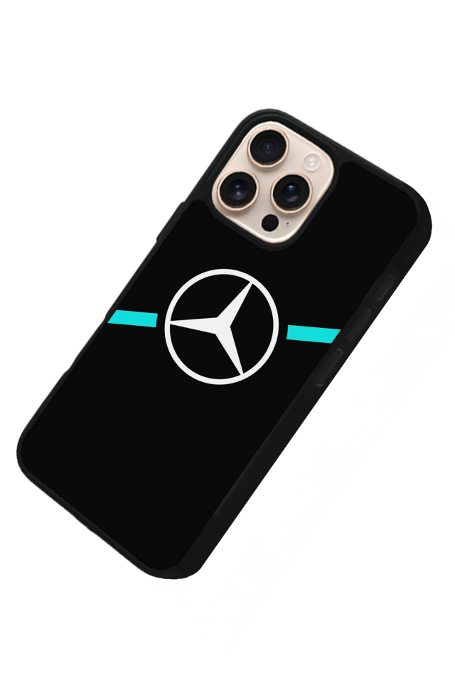 iPhone 16 Pro Max Uyumlu Mercedes Tasarımlı Glossy Premium Kılıf