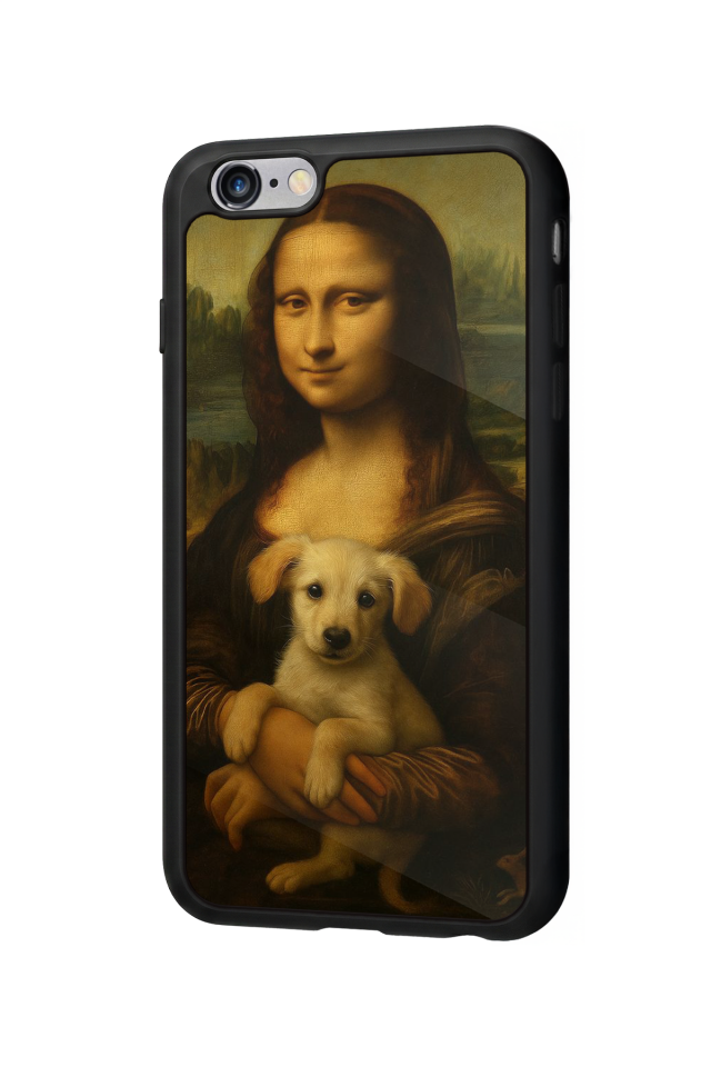 iPhone 6s Plus Uyumlu Monalisa Tasarımlı Glossy Premium Kılıf